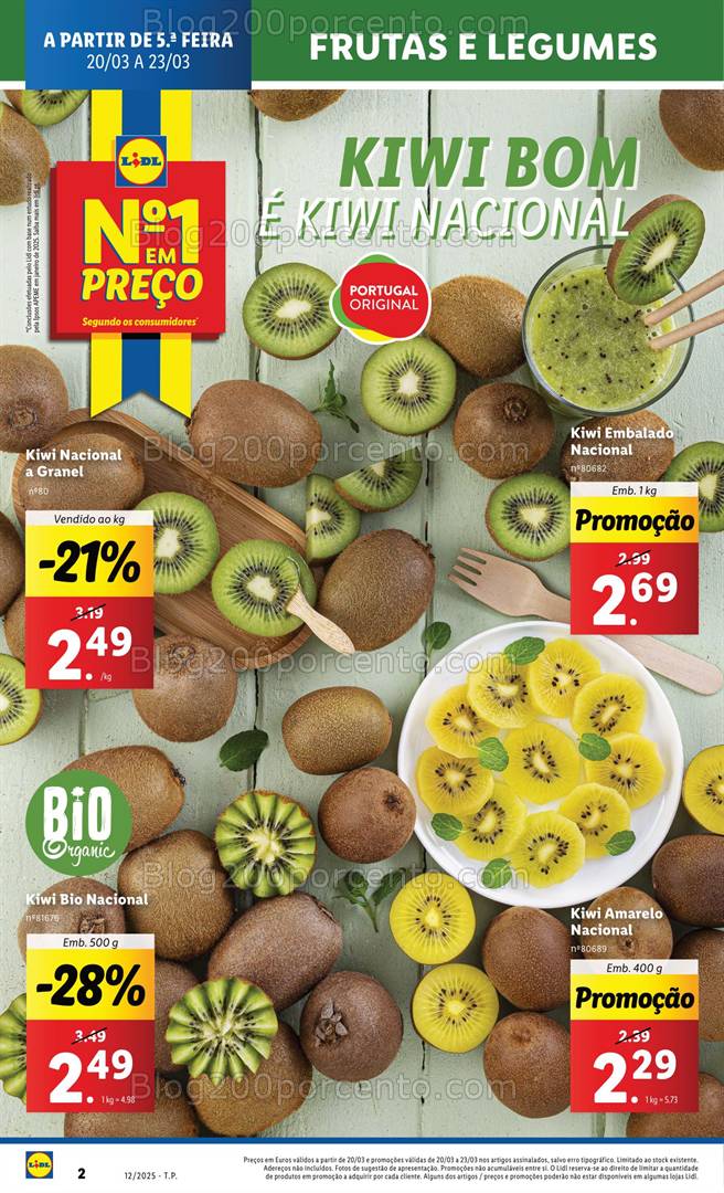 Antevisão Folheto LIDL Promoções de 20 a 26 março