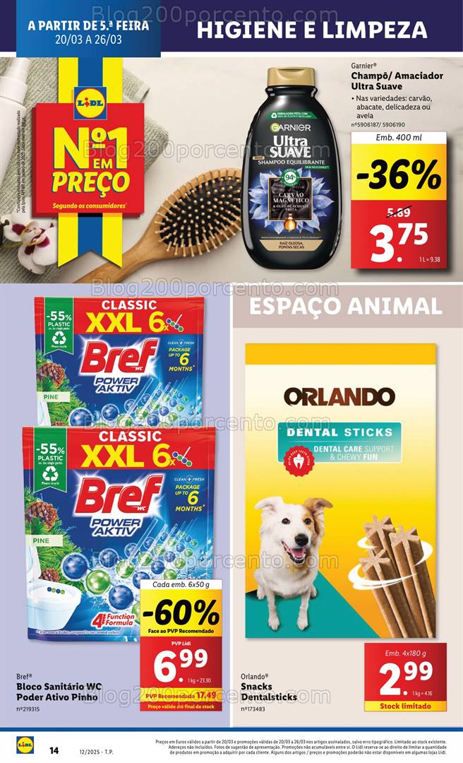 Antevisão Folheto LIDL Promoções de 20 a 26 março