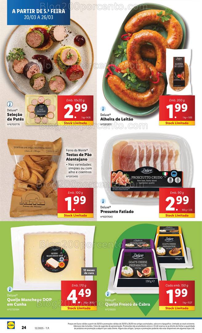 Antevisão Folheto LIDL Promoções de 20 a 26 março