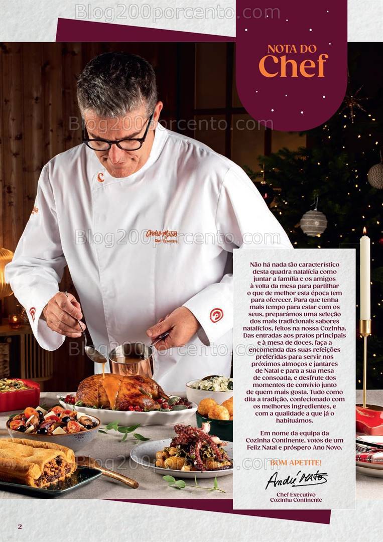 Antevisão Folheto CONTINENTE Take-Away Consoada Promoções de 29 outubro a 31 dezembro