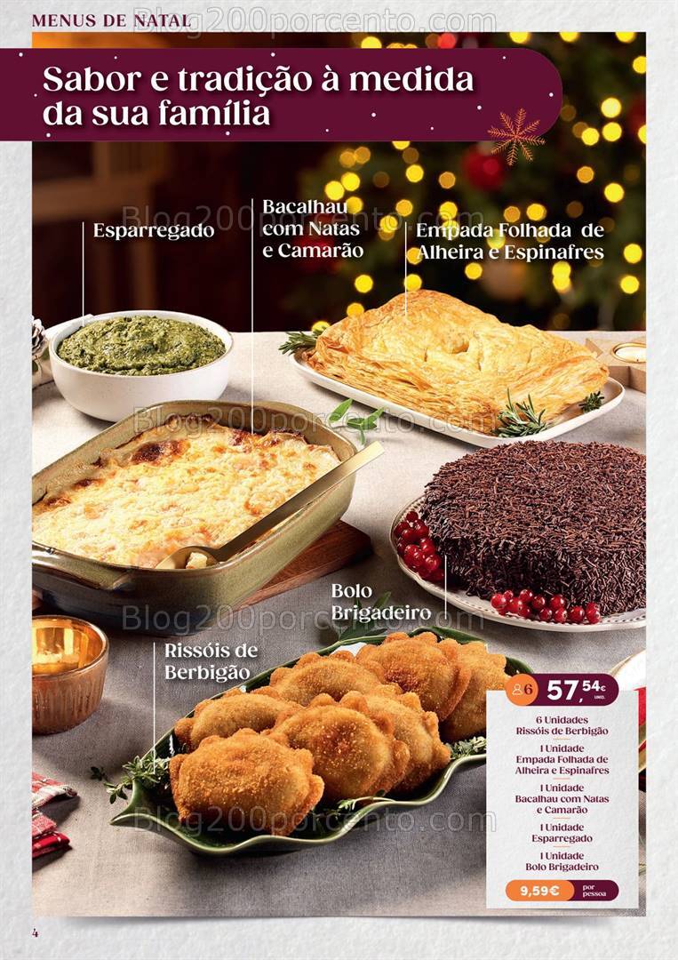 Antevisão Folheto CONTINENTE Take-Away Consoada Promoções de 29 outubro a 31 dezembro