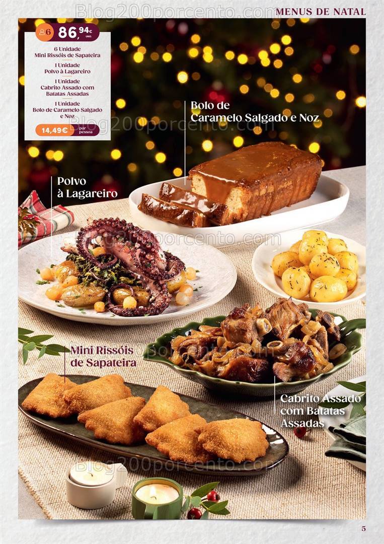 Antevisão Folheto CONTINENTE Take-Away Consoada Promoções de 29 outubro a 31 dezembro