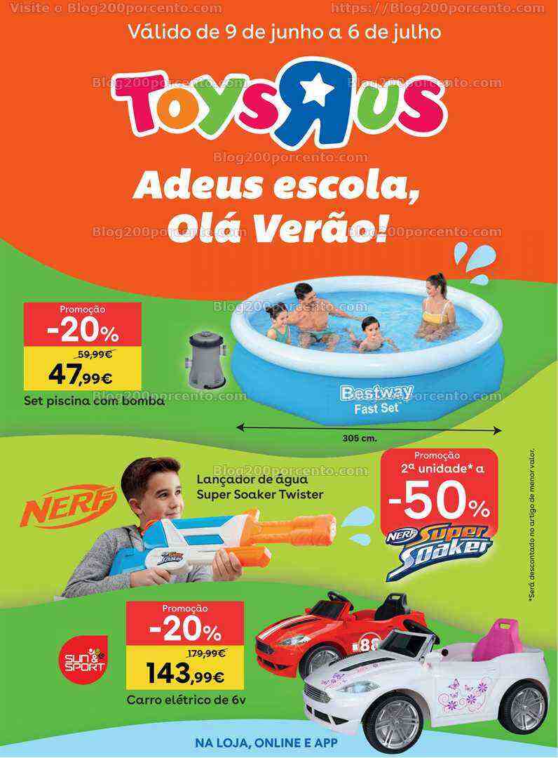 Antevisão Folheto TOYSRUS Verão Promoções de 9 junho a 6 julho