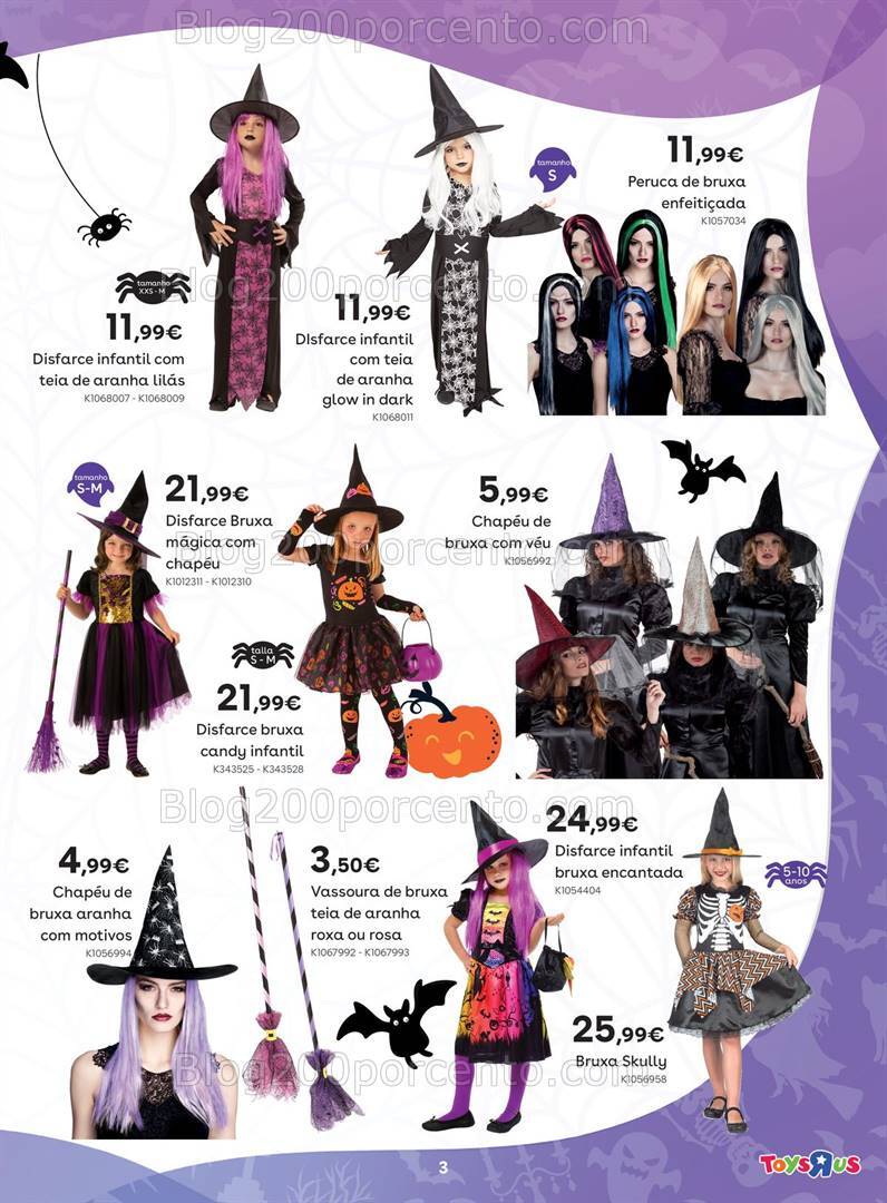 Antevisão Folheto TOYSRUS Halloween Promoções de 1 a 31 outubro