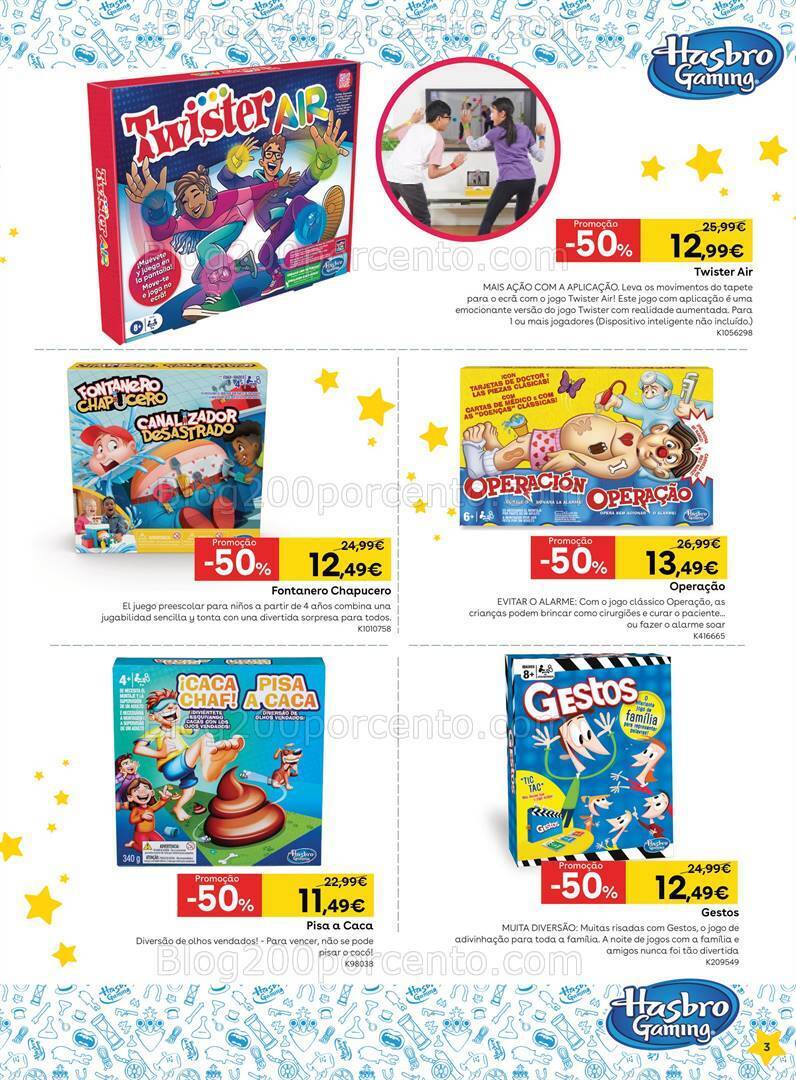 Antevisão Folheto TOYSRUS 50% desconto Brinquedos - 30 novembro a 6 dezembro