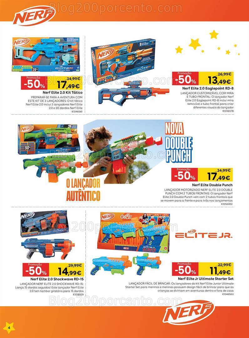 Antevisão Folheto TOYSRUS 50% desconto Brinquedos - 30 novembro a 6 dezembro
