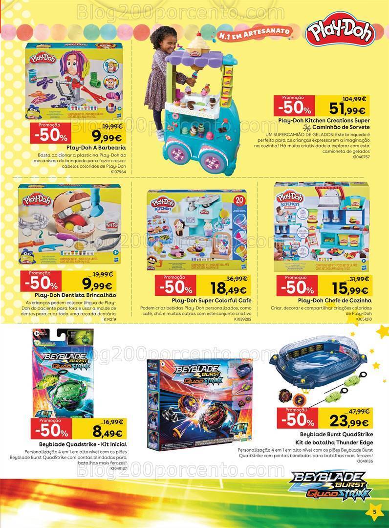 Antevisão Folheto TOYSRUS 50% desconto Brinquedos - 30 novembro a 6 dezembro