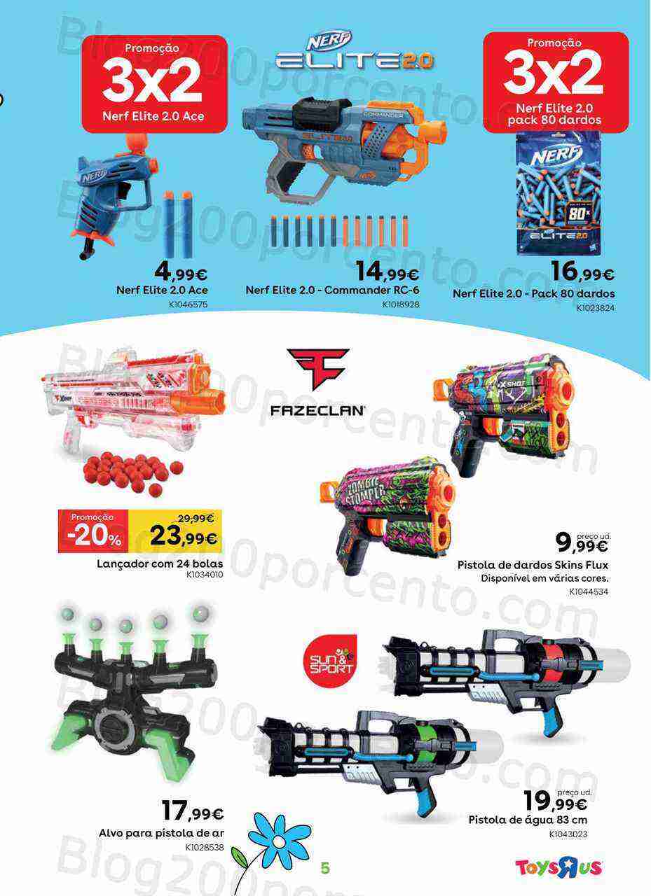 Antevisão Folheto TOYSRUS Ar Livre Promoções de 14 abril a 11 maio