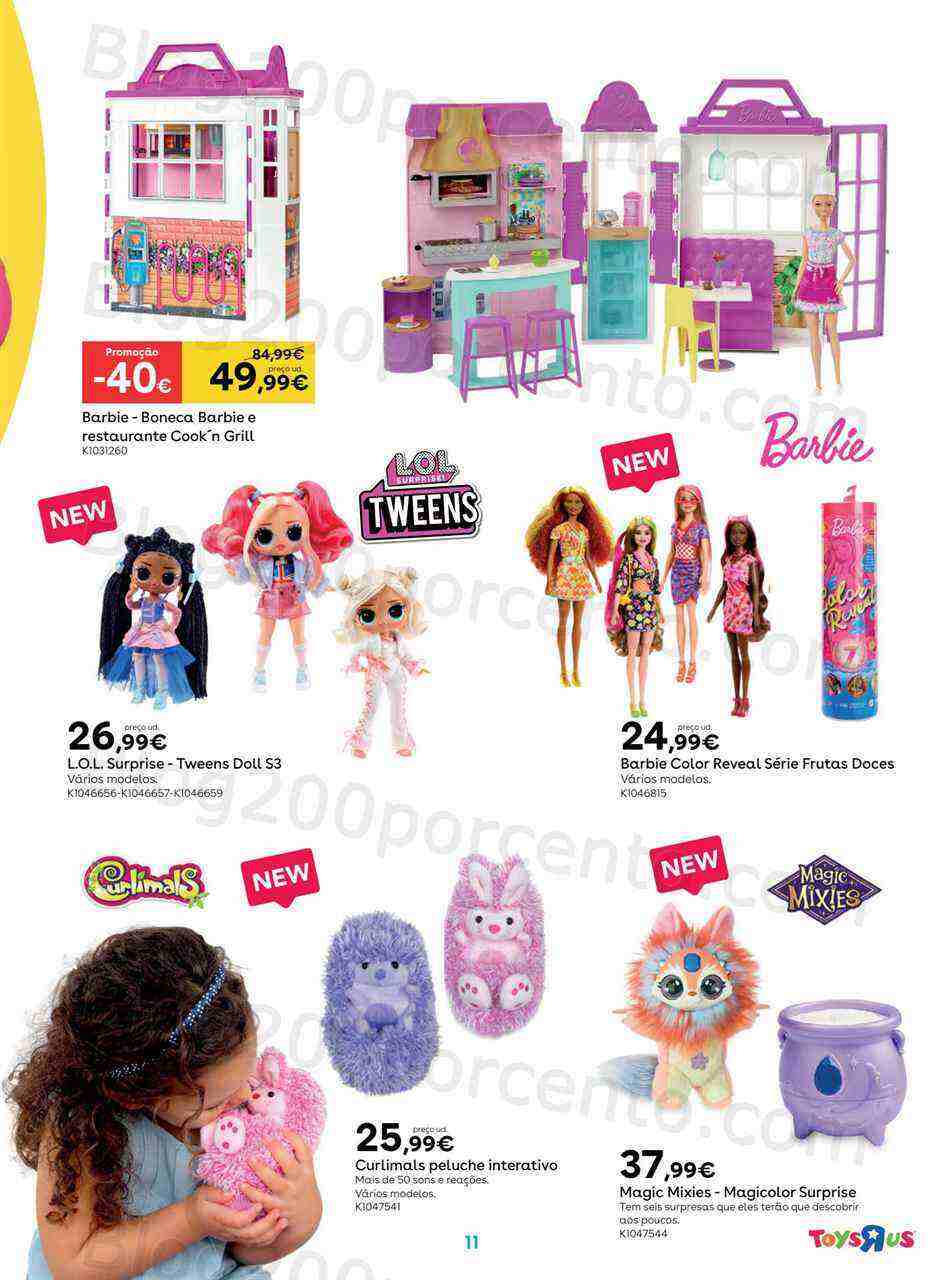 Antevisão Folheto TOYSRUS Brinquedos de 17 março a 13 abril