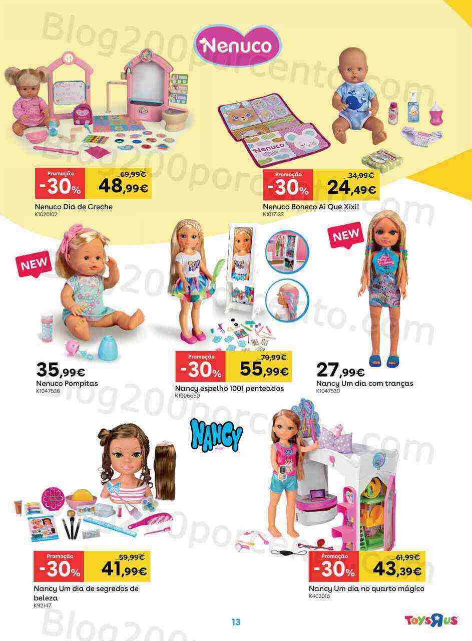 Antevisão Folheto TOYSRUS Brinquedos de 17 março a 13 abril