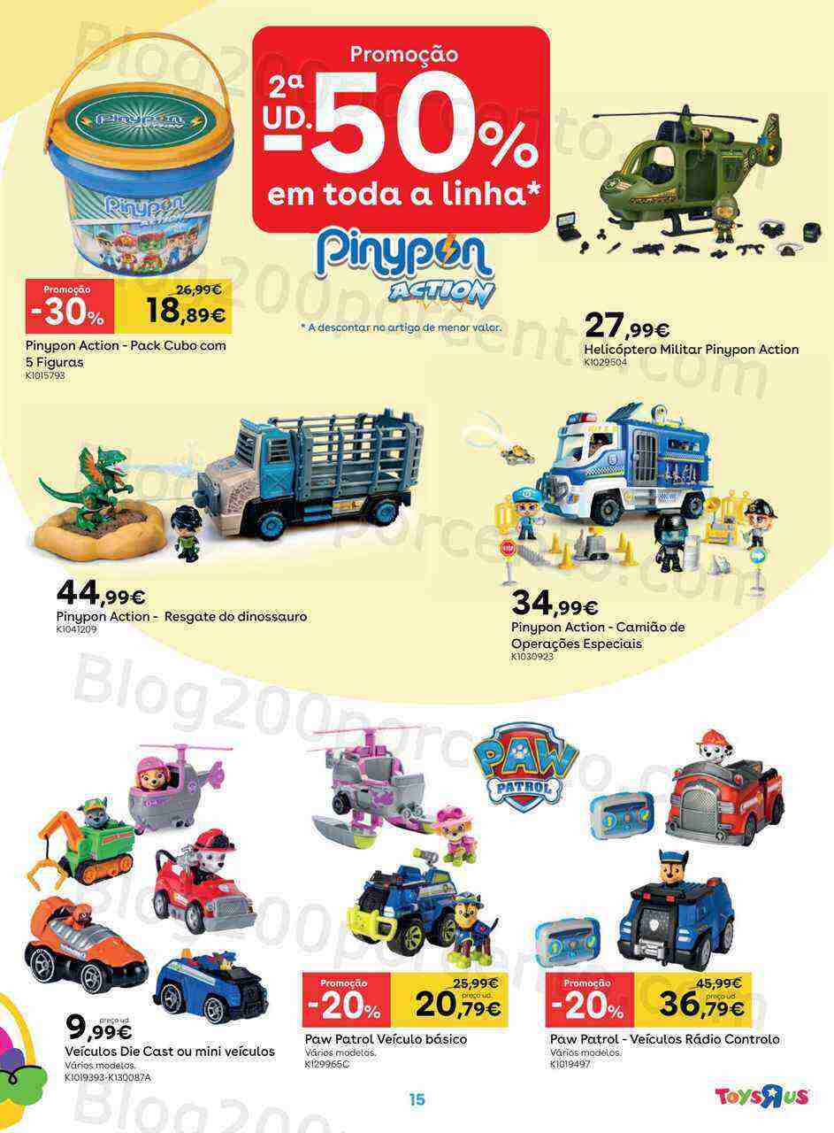 Antevisão Folheto TOYSRUS Brinquedos de 17 março a 13 abril