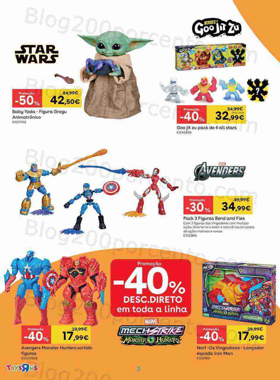 Antevisão Folheto TOYSRUS Brinquedos de 17 março a 13 abril