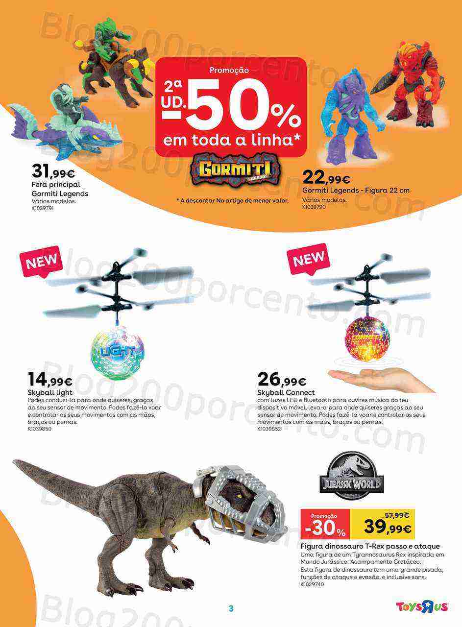 Antevisão Folheto TOYSRUS Brinquedos de 17 março a 13 abril