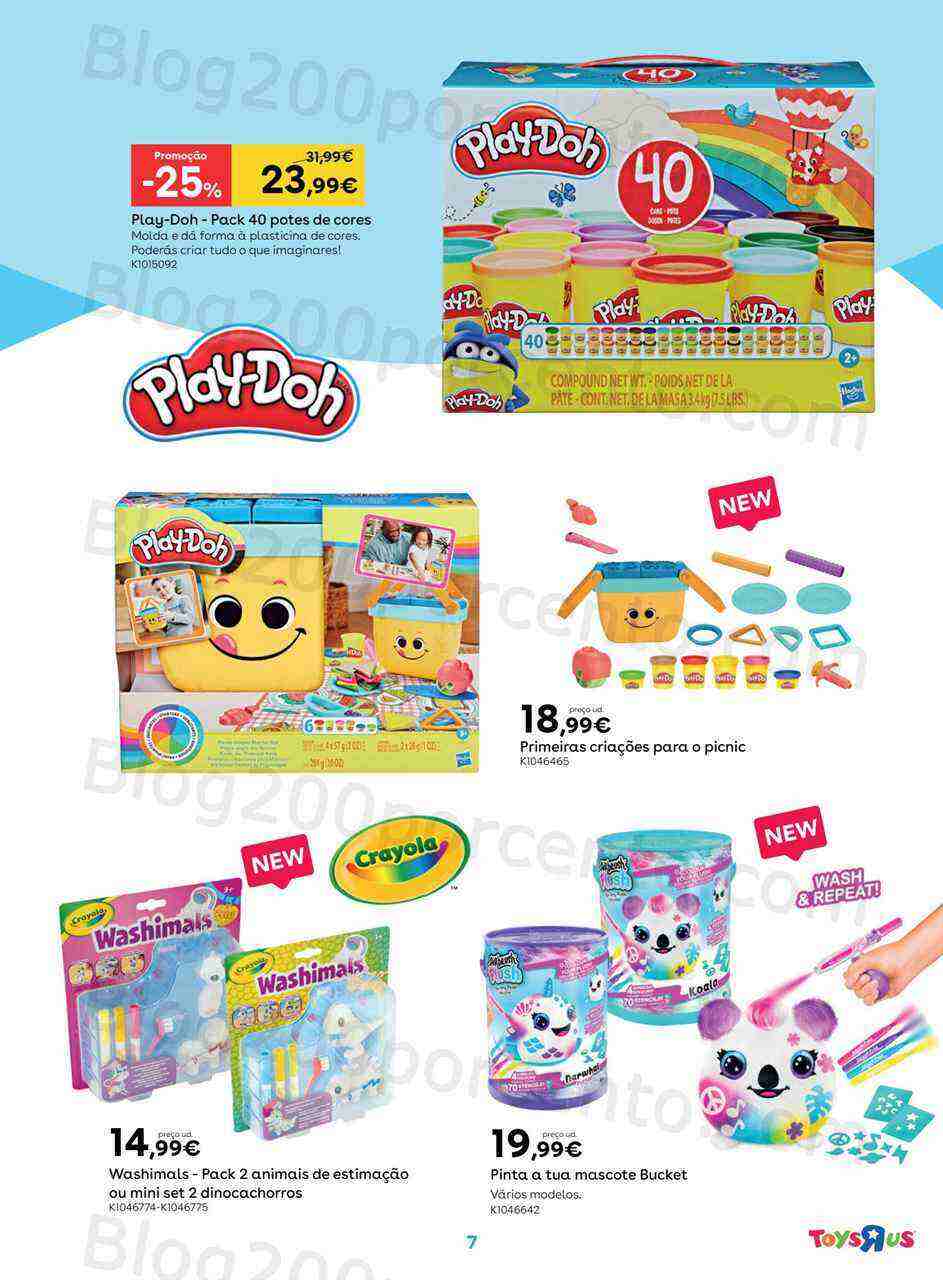 Antevisão Folheto TOYSRUS Brinquedos de 17 março a 13 abril