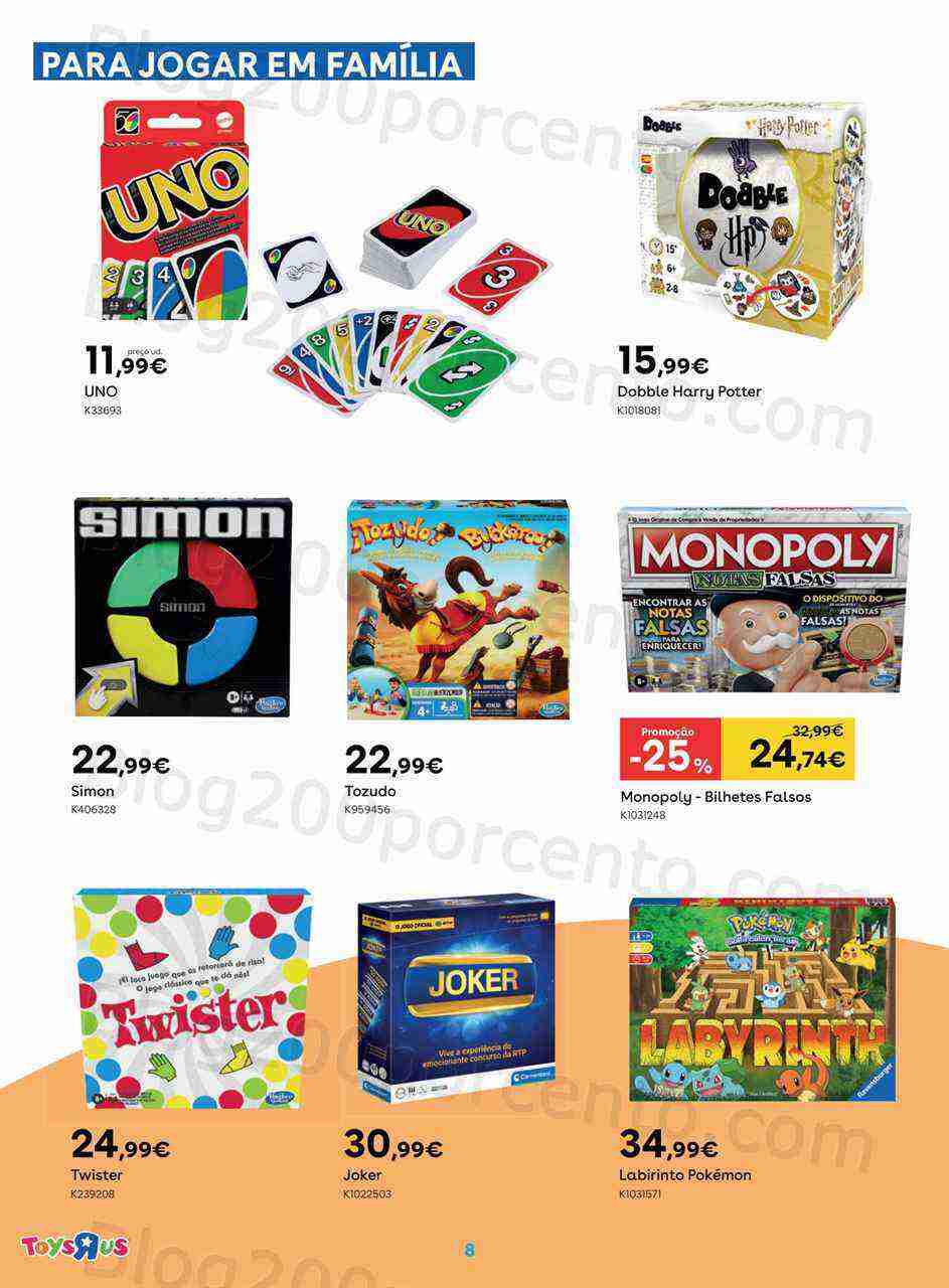 Antevisão Folheto TOYSRUS Brinquedos de 17 março a 13 abril