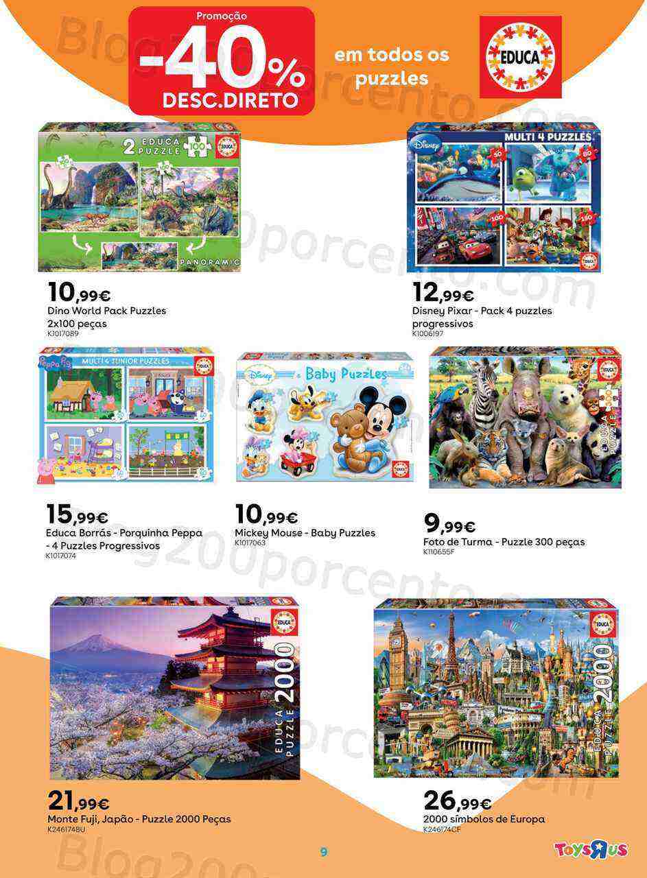 Antevisão Folheto TOYSRUS Brinquedos de 17 março a 13 abril