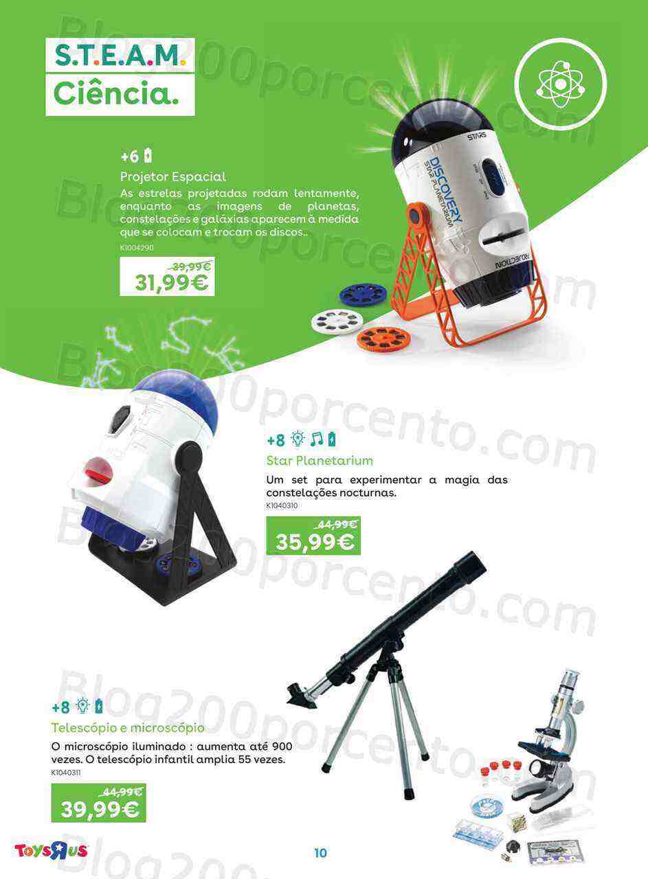 Antevisão Folheto TOYSRUS Especial Ciências e Arte Promoções de 1 a 19 março