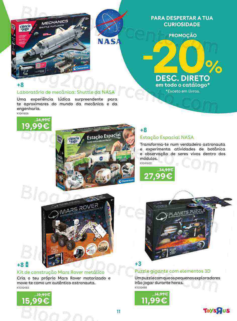 Antevisão Folheto TOYSRUS Especial Ciências e Arte Promoções de 1 a 19 março