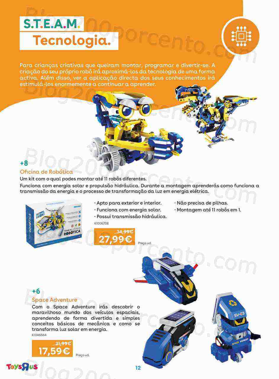Antevisão Folheto TOYSRUS Especial Ciências e Arte Promoções de 1 a 19 março