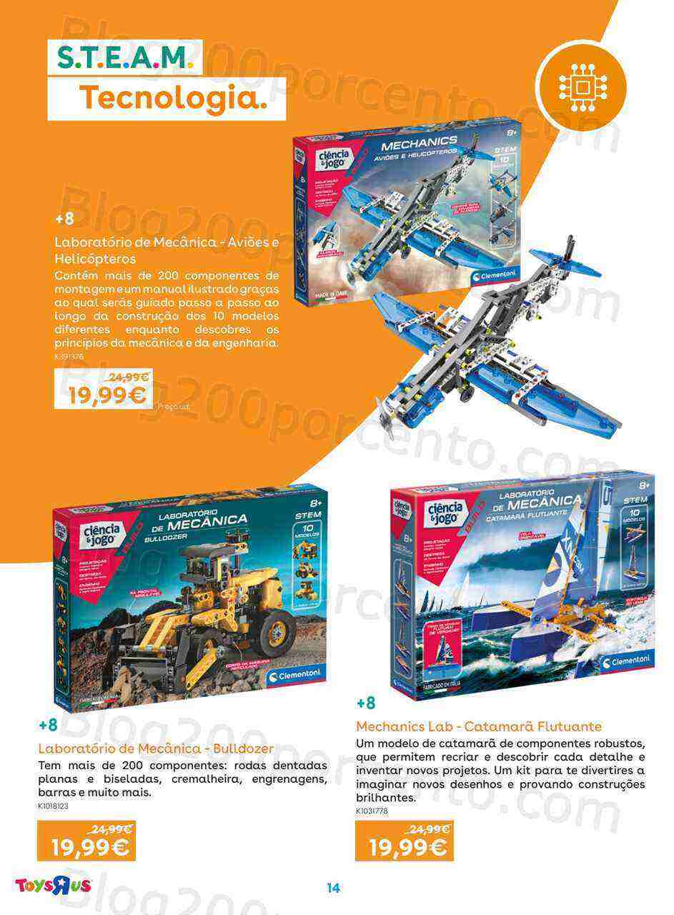 Antevisão Folheto TOYSRUS Especial Ciências e Arte Promoções de 1 a 19 março