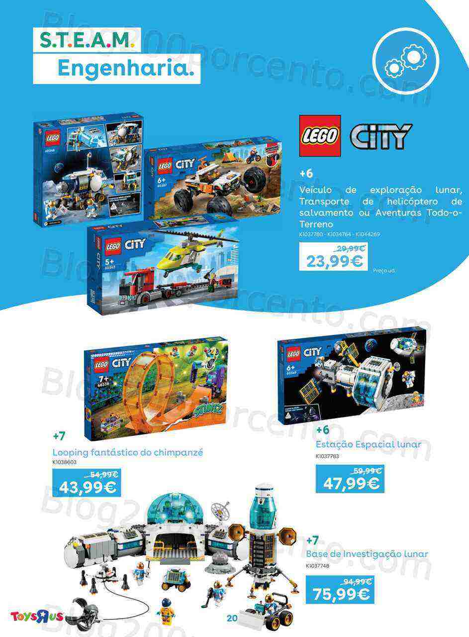 Antevisão Folheto TOYSRUS Especial Ciências e Arte Promoções de 1 a 19 março