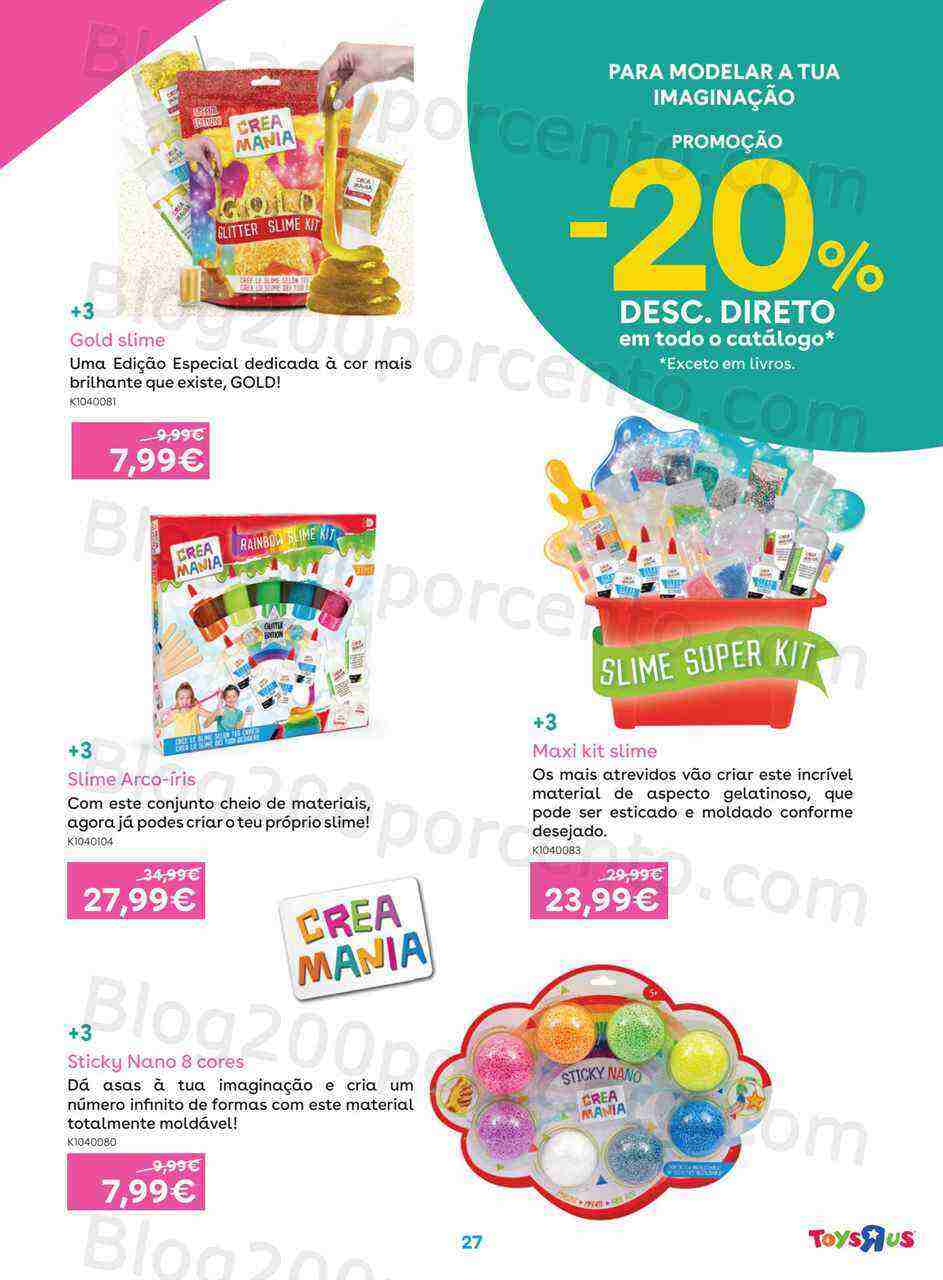 Antevisão Folheto TOYSRUS Especial Ciências e Arte Promoções de 1 a 19 março