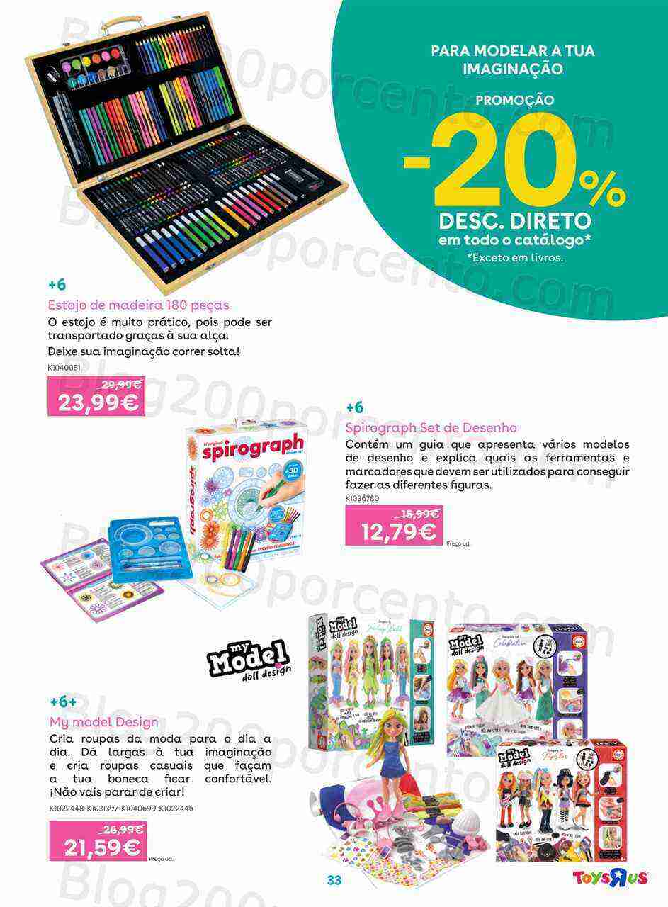 Antevisão Folheto TOYSRUS Especial Ciências e Arte Promoções de 1 a 19 março