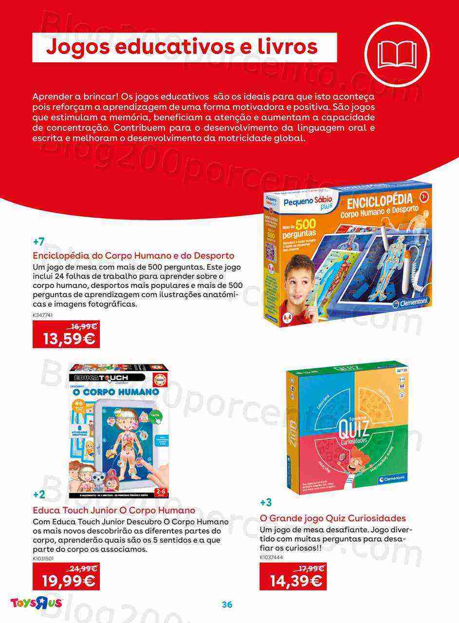 Antevisão Folheto TOYSRUS Especial Ciências e Arte Promoções de 1 a 19 março