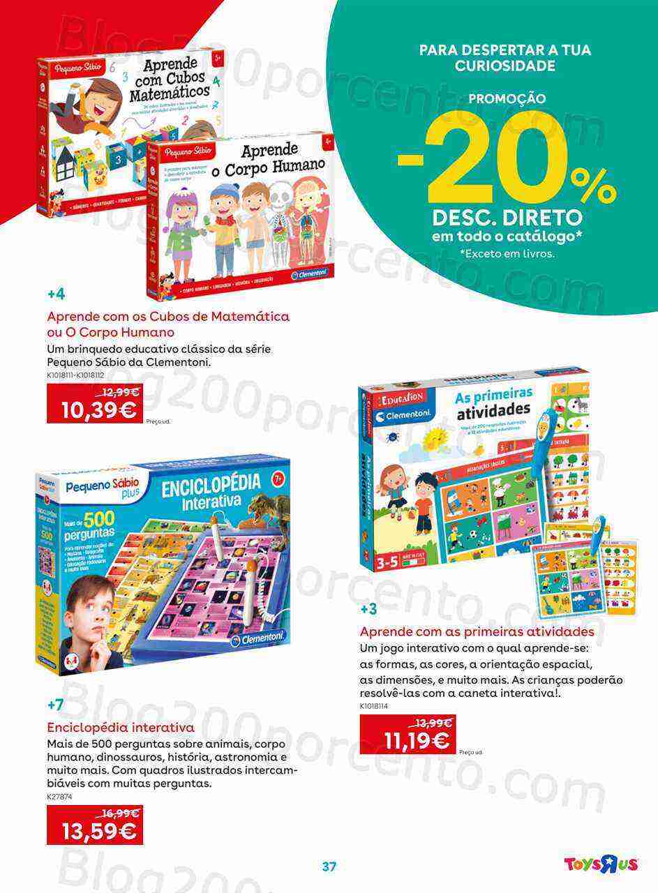Antevisão Folheto TOYSRUS Especial Ciências e Arte Promoções de 1 a 19 março