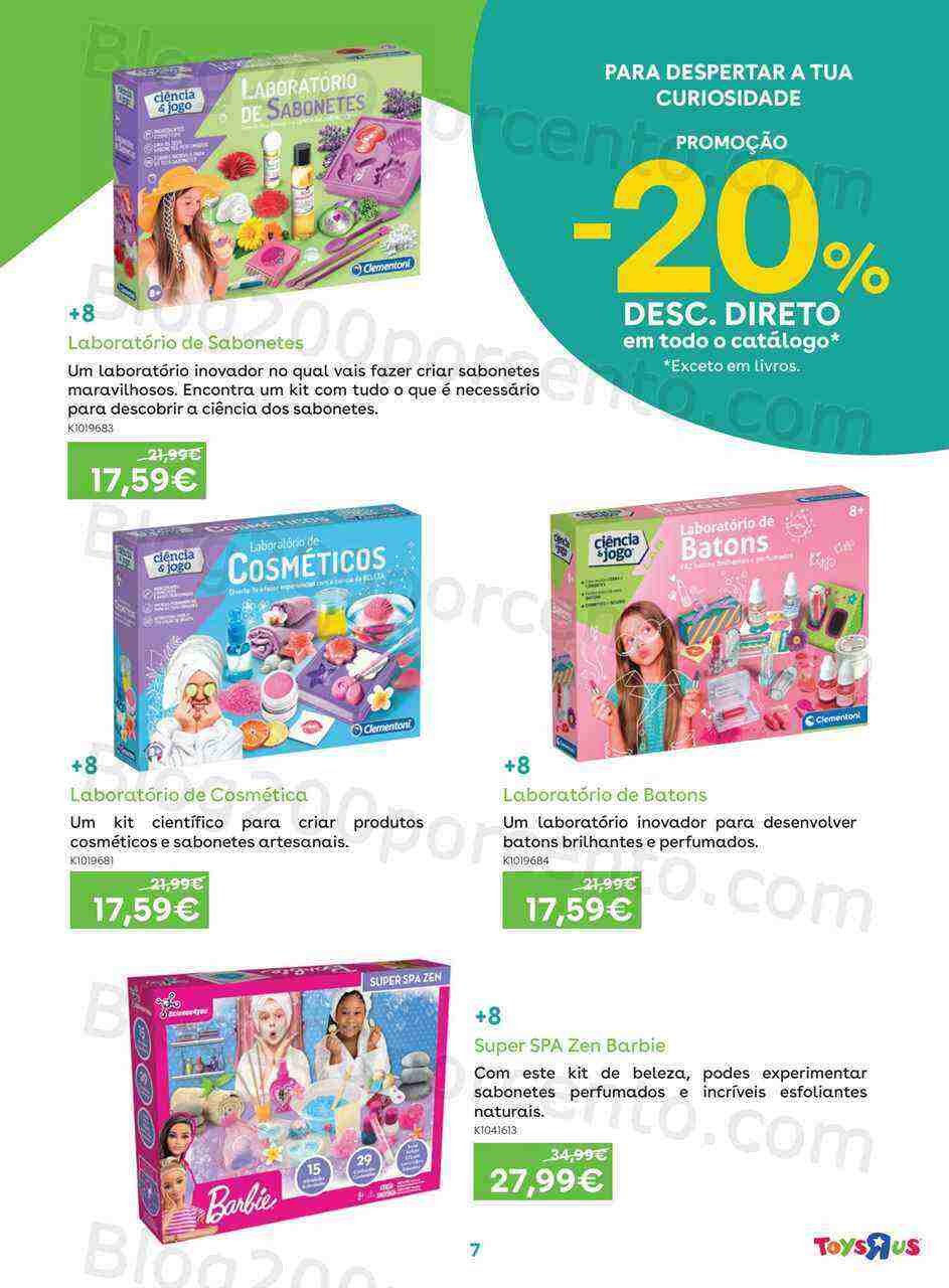 Antevisão Folheto TOYSRUS Especial Ciências e Arte Promoções de 1 a 19 março