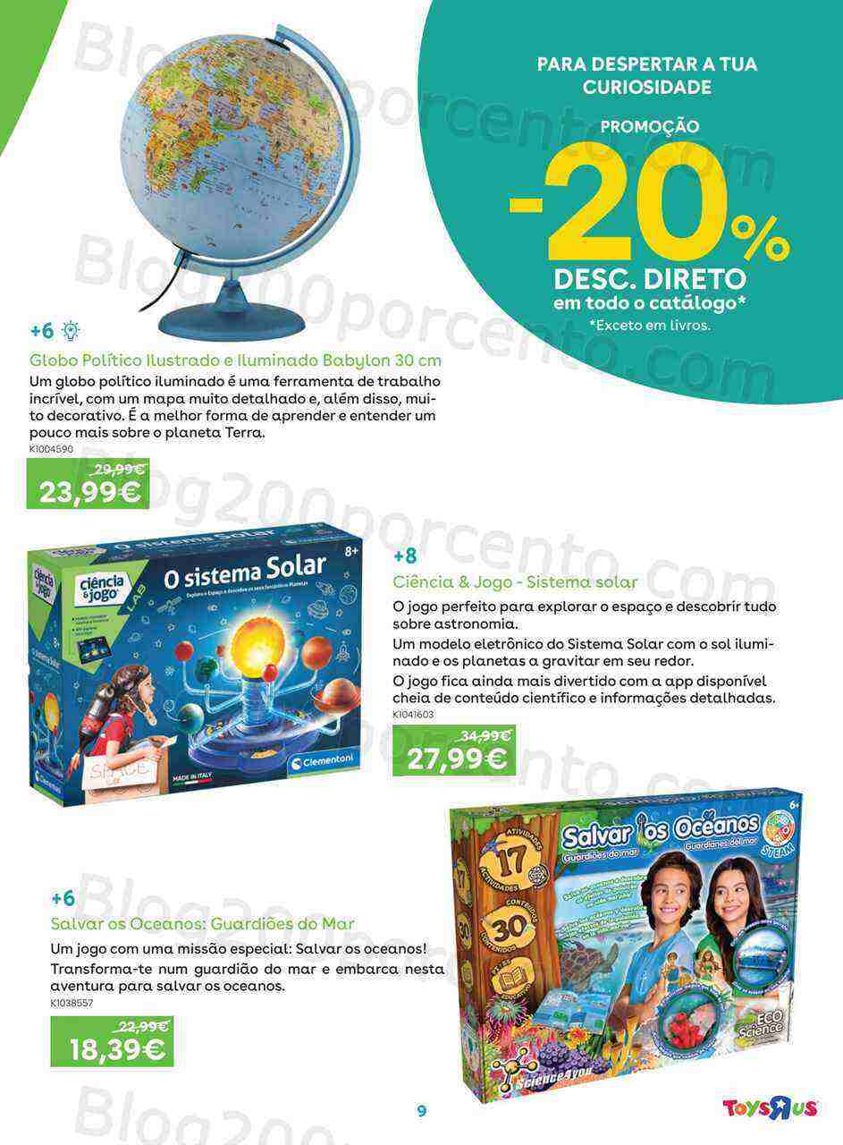 Antevisão Folheto TOYSRUS Especial Ciências e Arte Promoções de 1 a 19 março