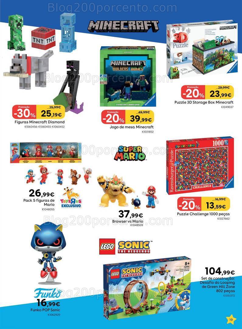 Antevisão Folheto TOYSRUS Fan Mode Promoções de 1 a 31 maio
