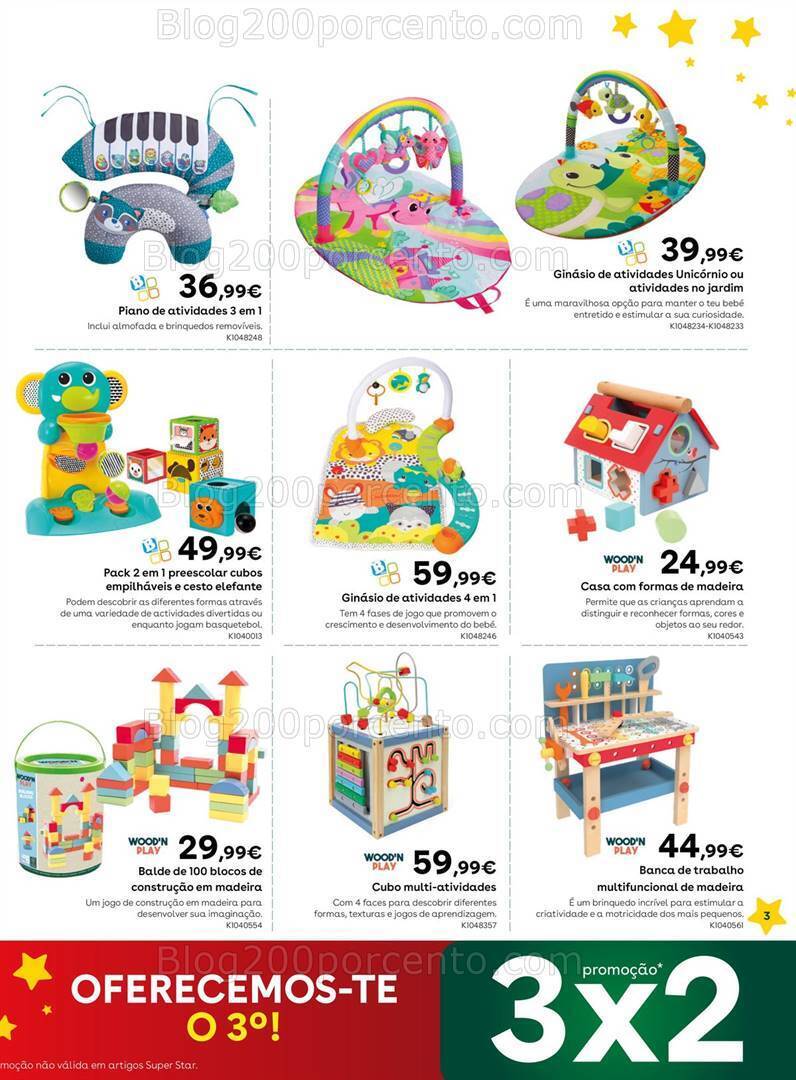 Antevisão Folheto TOYSRUS Leve 3 Pague 2 Promoções de 1 a 24 dezembro