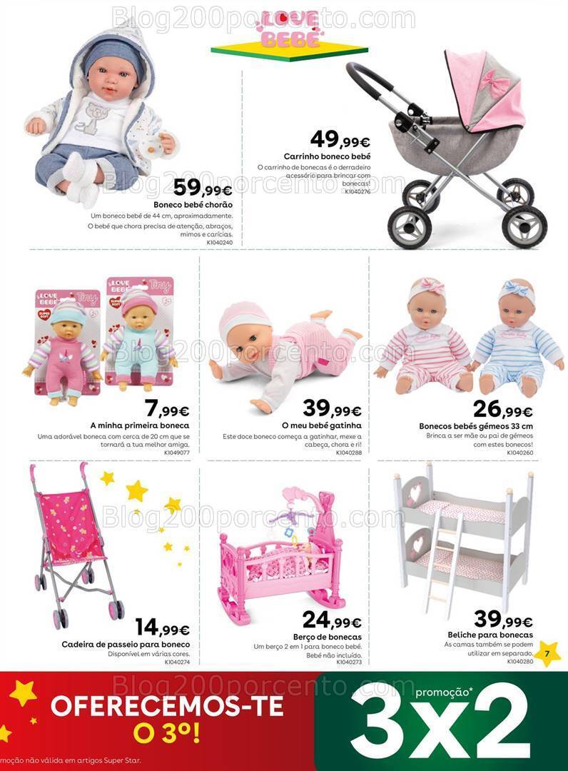 Antevisão Folheto TOYSRUS Leve 3 Pague 2 Promoções de 1 a 24 dezembro