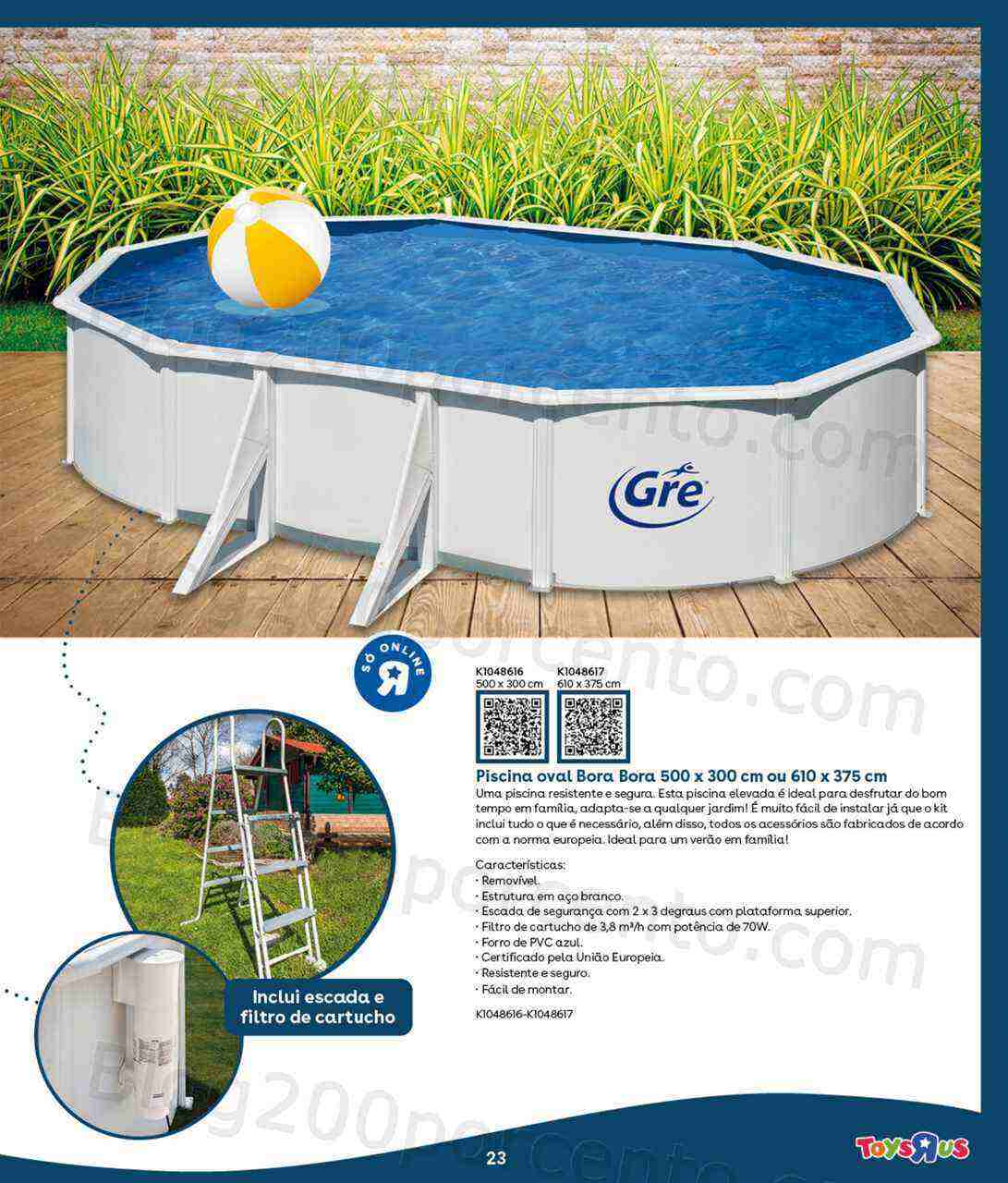Antevisão Folheto TOYSRUS Piscinas Promoções de 17 maio a 31 julho