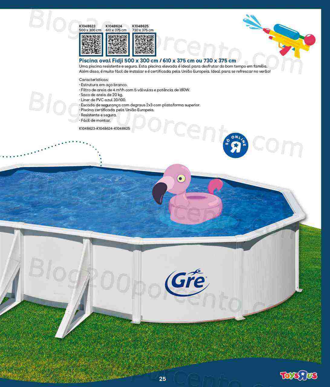 Antevisão Folheto TOYSRUS Piscinas Promoções de 17 maio a 31 julho