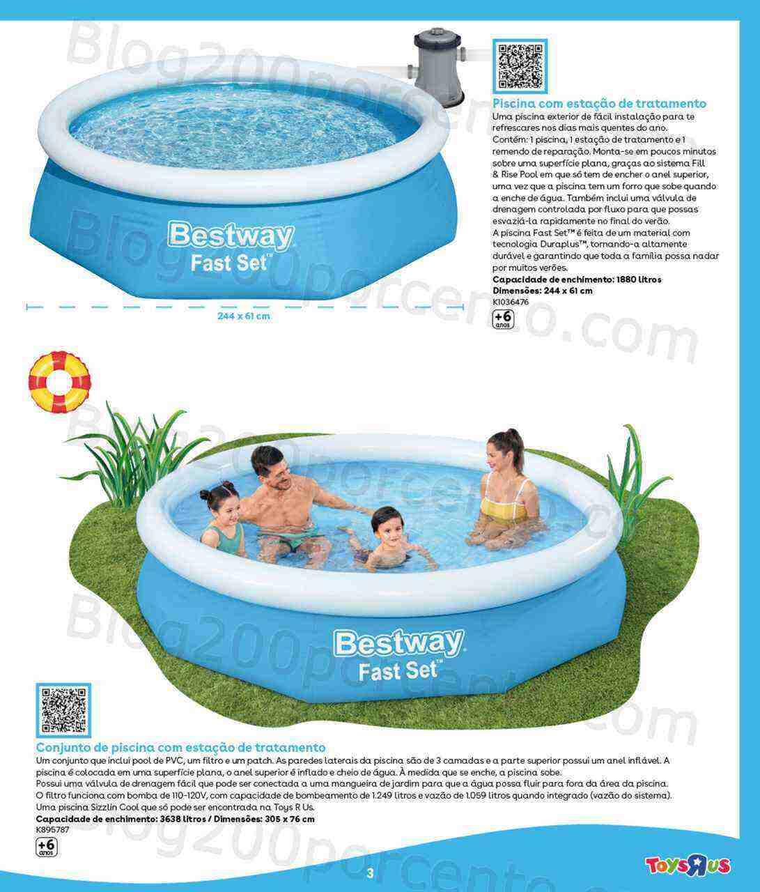 Antevisão Folheto TOYSRUS Piscinas Promoções de 17 maio a 31 julho