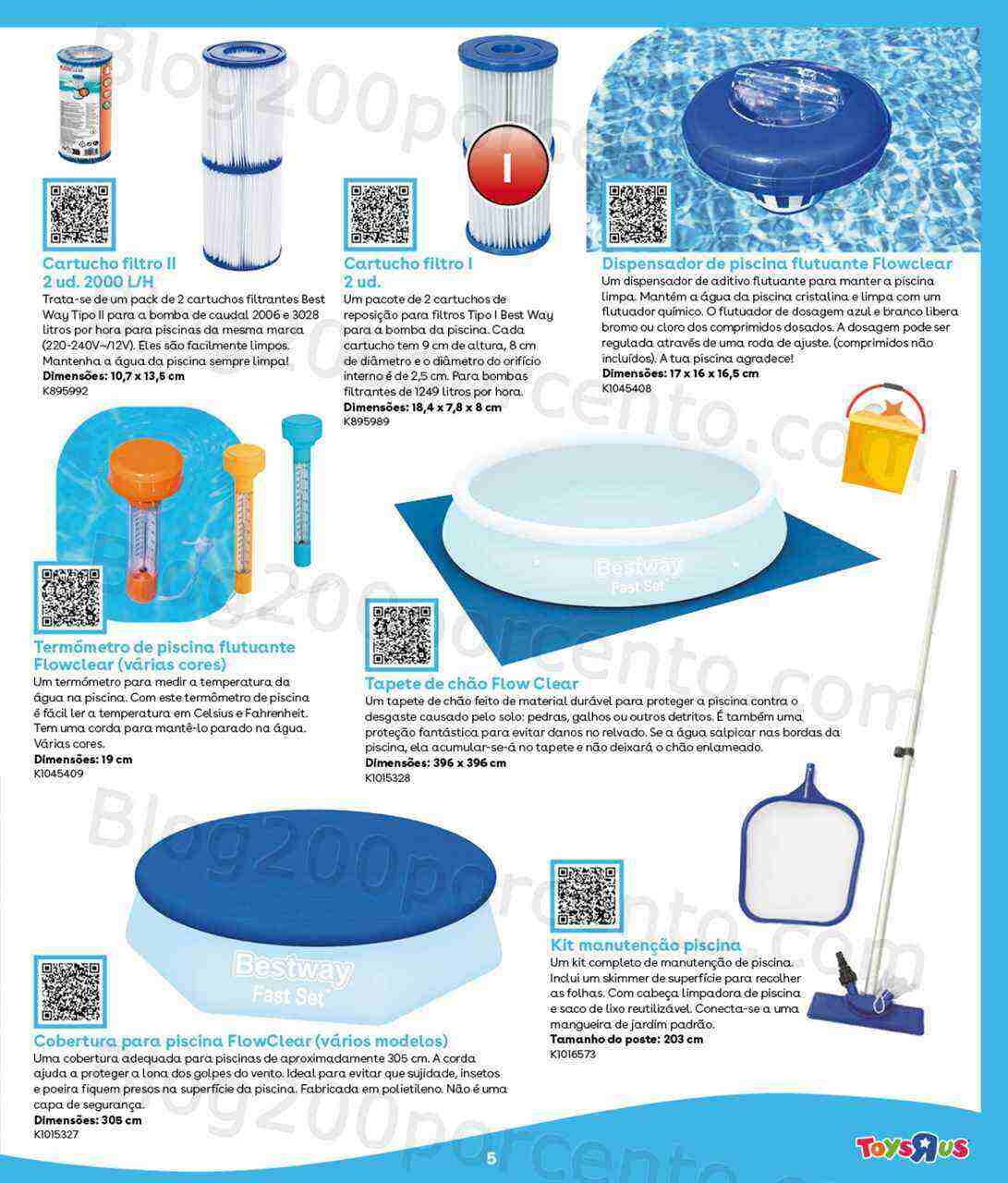 Antevisão Folheto TOYSRUS Piscinas Promoções de 17 maio a 31 julho