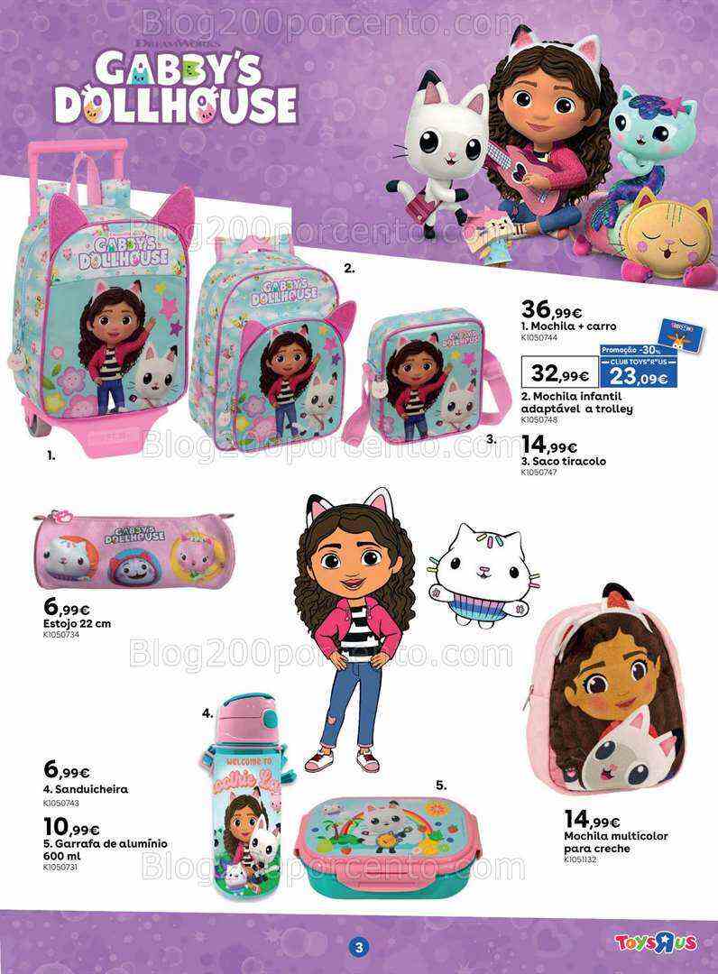 Antevisão Folheto TOYSRUS Regresso às Aulas Promoções de 10 agosto a 3 setembro