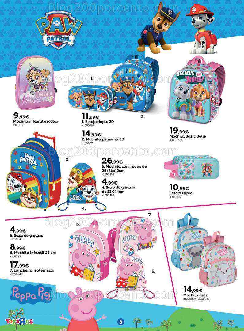 Antevisão Folheto TOYSRUS Regresso às Aulas Promoções de 10 agosto a 3 setembro