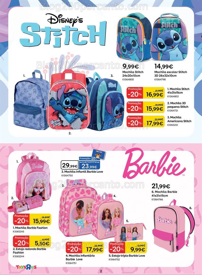 Antevisão Folheto TOYSRUS Regresso às Aulas Promoções de 29 agosto a 22 setembro