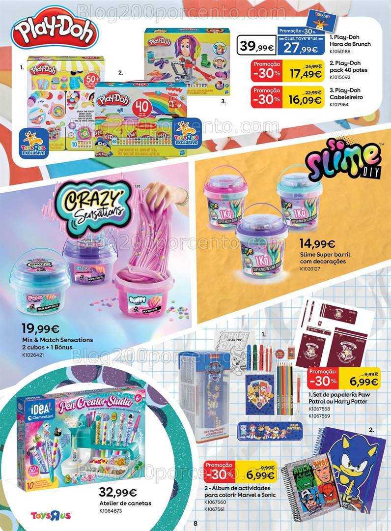 Antevisão Folheto TOYSRUS Regresso às Aulas Promoções de 29 agosto a 22 setembro