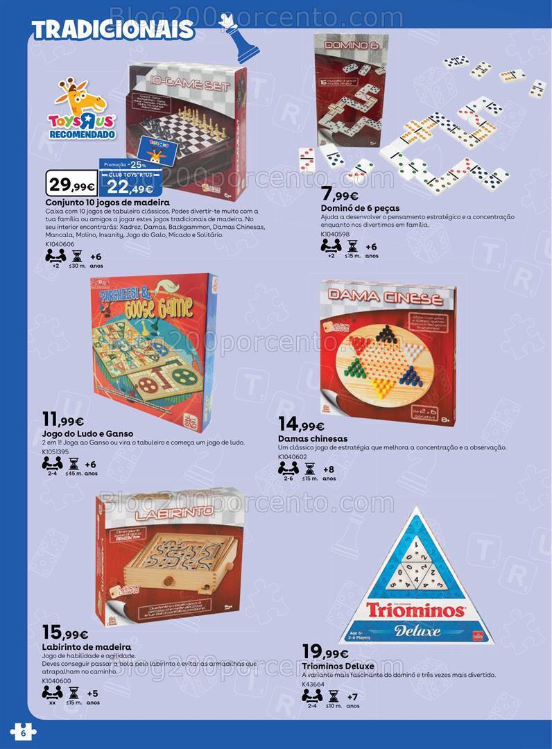 Antevisão Folheto TOYSRUS Jogos Tabuleiro Promoções até 31 julho