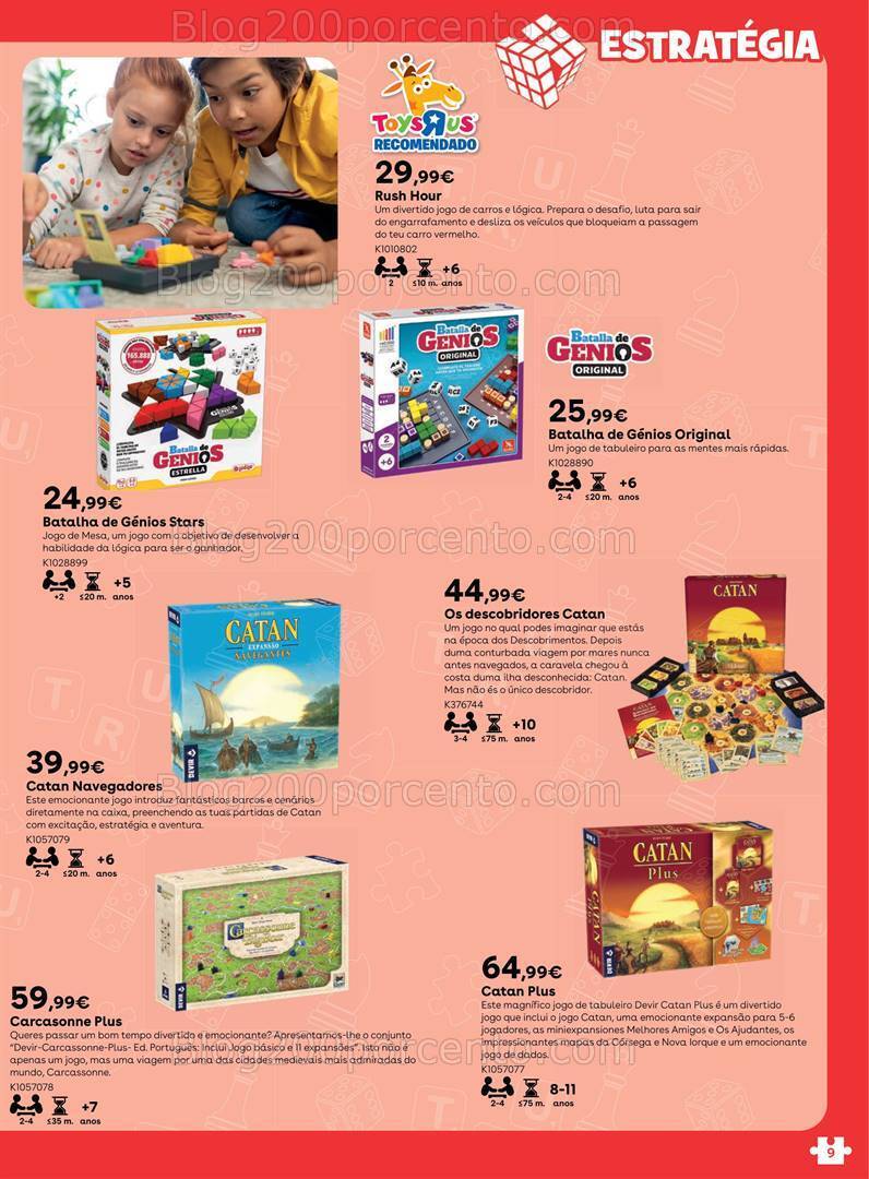 Antevisão Folheto TOYSRUS Jogos Tabuleiro Promoções até 31 julho