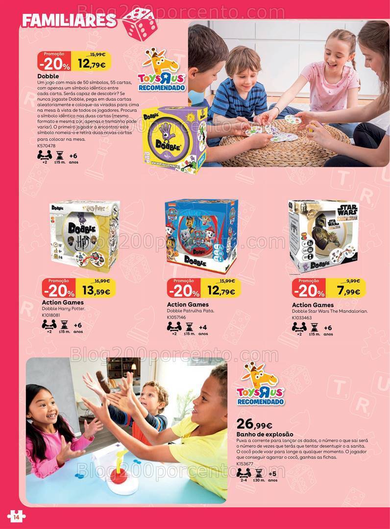 Antevisão Folheto TOYSRUS Jogos Tabuleiro Promoções até 31 julho