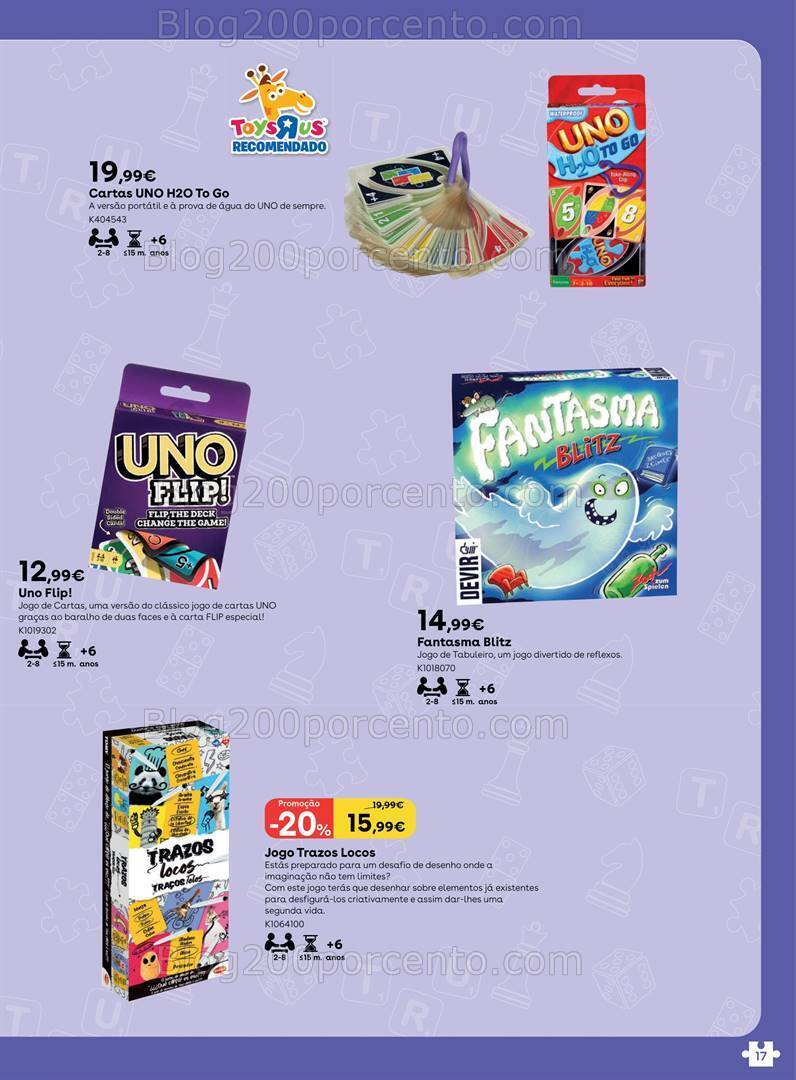 Antevisão Folheto TOYSRUS Jogos Tabuleiro Promoções até 31 julho