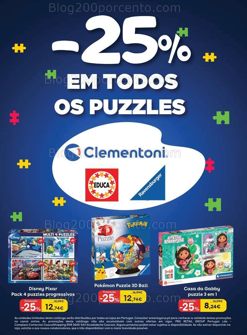 Antevisão Folheto TOYSRUS Jogos Tabuleiro Promoções até 31 julho