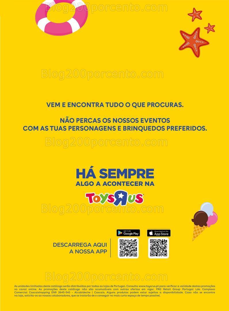 Antevisão Folheto TOYSRUS Verão Promoções de 1 a 24 julho