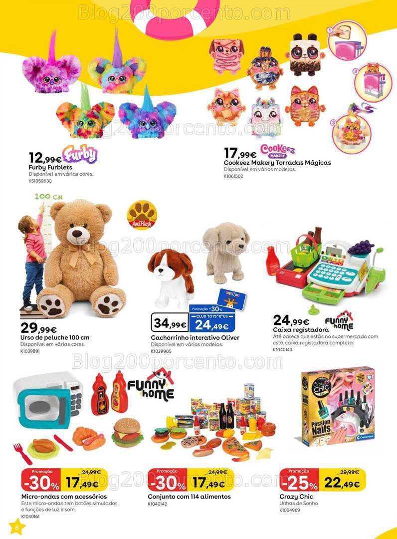 Antevisão Folheto TOYSRUS Verão Promoções de 1 a 24 julho