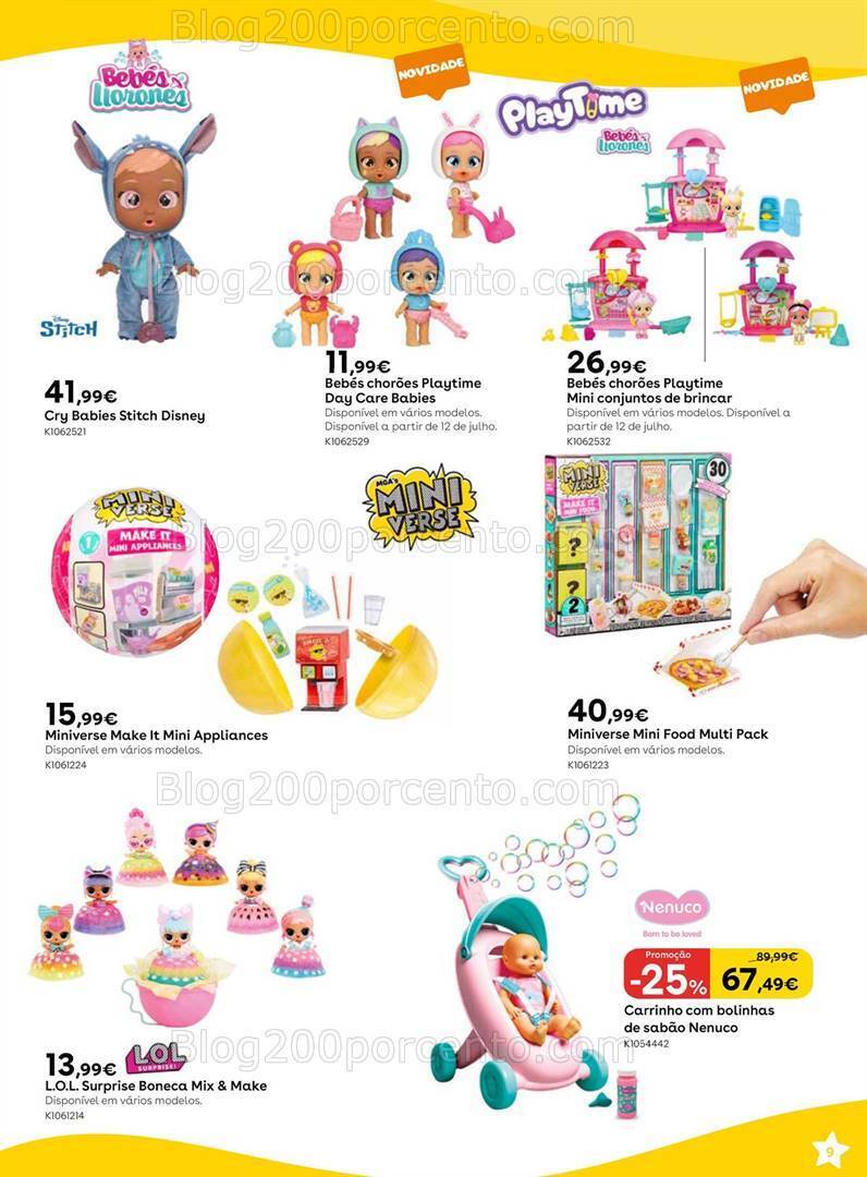 Antevisão Folheto TOYSRUS Verão Promoções de 1 a 24 julho